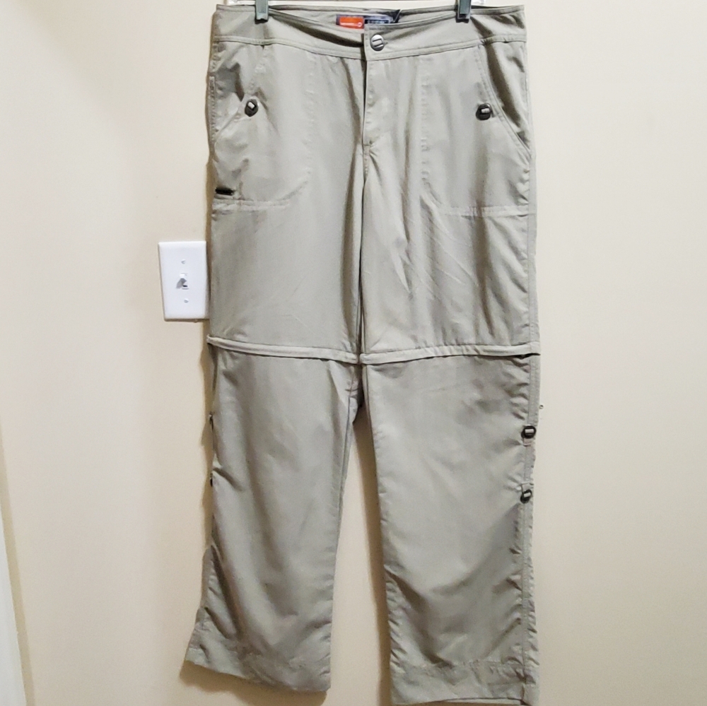 Merrell opti-wick 30 UPF zip off/roll up pants NWT